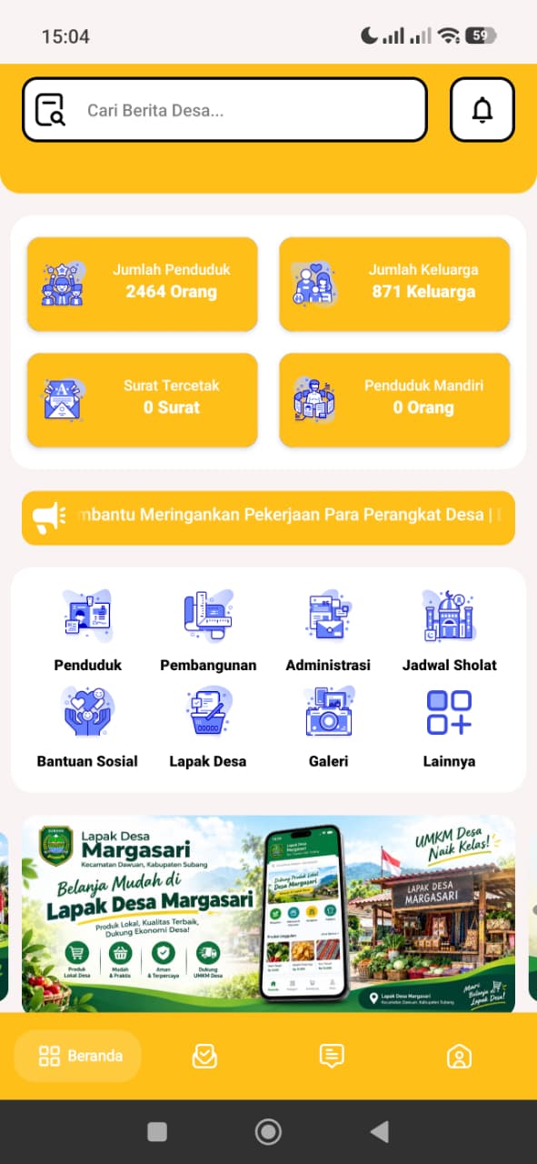 Aplikasi desa mobile